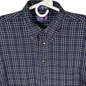 ENRO English‎ Twill Mens Long Sleeve Button Down Plaid Dress Shirt